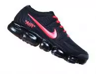 nike air vapormax air cushion casual running chaussures black rouge